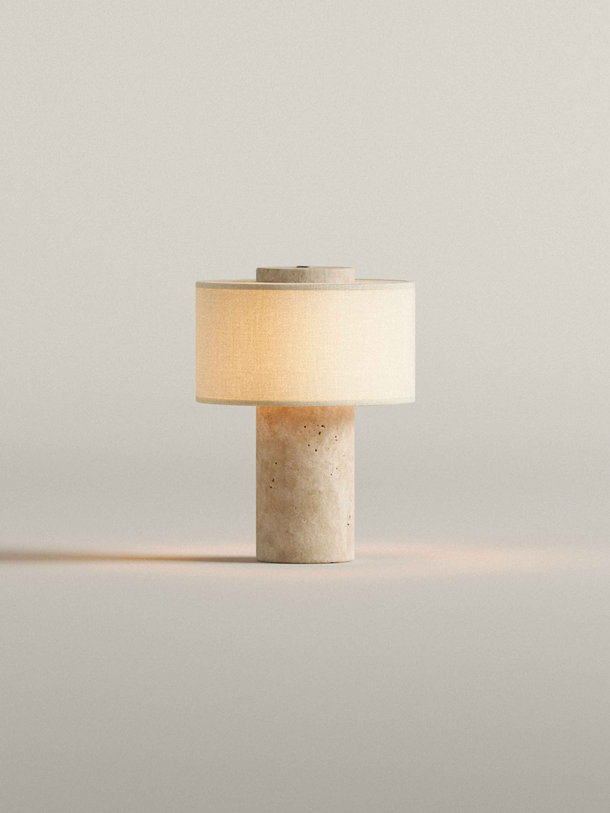 Auríe Portable Lamp | Travertine
