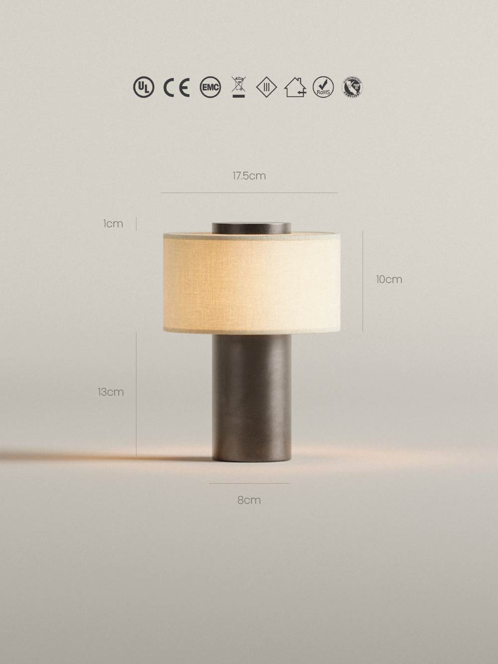 Auríe Portable Lamp | Deep Bronze image 8