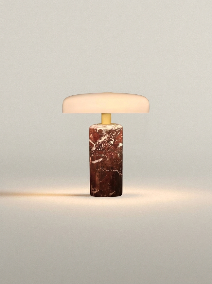 Raffaele Lamp | Red Marble