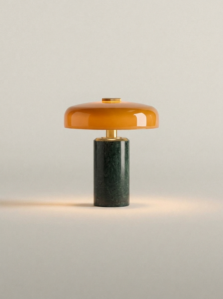 Raffaele Lamp | Verde & Amber — product view 1