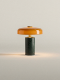 Raffaele Lamp | Verde & Amber — product view 1