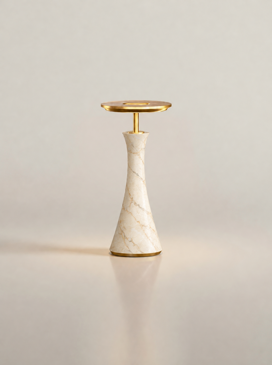 Vittorio Lamp | Ivory & Gold — product view 1