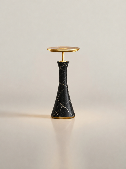 Vittorio Lamp | Black & Gold — product view 1